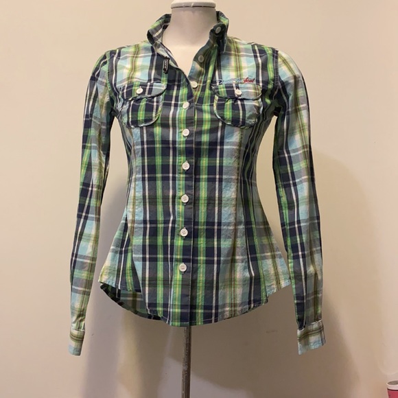 Long Sleeved Flannel Button-Up - Picture 1 of 4